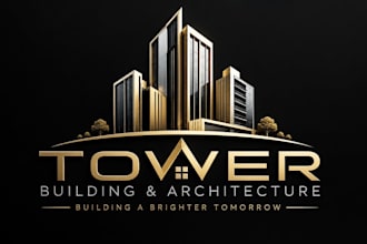 design a professional , building, architecture, or landmark tower logo