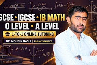 tutor gcse, igcse, ib, o level and a level mathematics