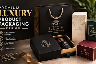 design premium luxury product packaging