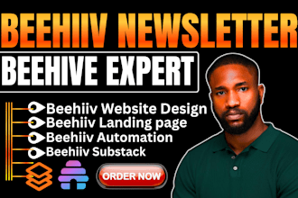 design beehiiv newsletter beehiiv website landing page setup beehiiv automation