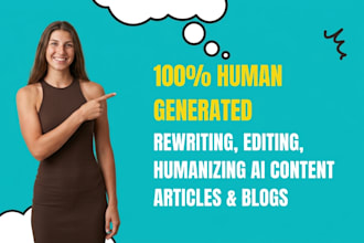 edit and humanize ai content, ai content editing professionally