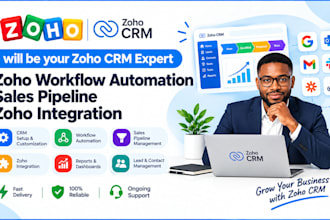 be your zoho crm expert zoho workflow automation sales pipeline zoho integration