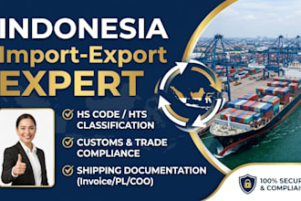 provide expert indonesia import export and hs code consulting