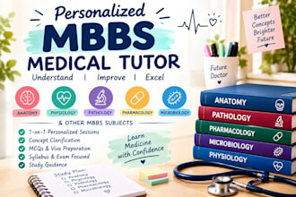 tutor medical students in mbbs subjects