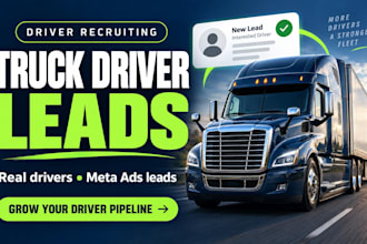 provide real qualified truck driver leads