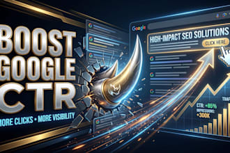 increase google serp ctr and increase organic traffic to website