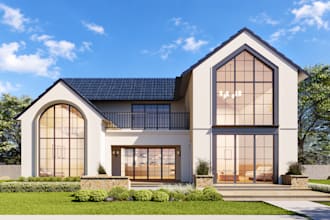 create photorealistic exterior and interior house renders
