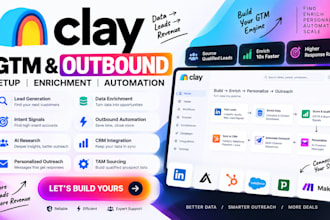 a clay expert, clay outbound, GTM, claygent automation tam sourcing, intent data