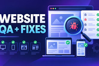 test your website and fix UI and responsive issues