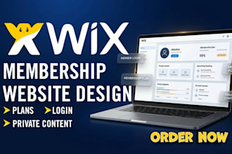 build wix membership website member portal membership plans wix online course