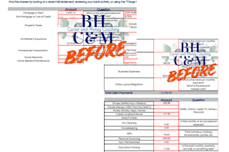 create a personal budget for variable income