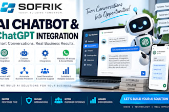develop ai chatbot and integrate chatgpt into your website