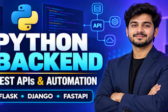 python backend development and automation scripts