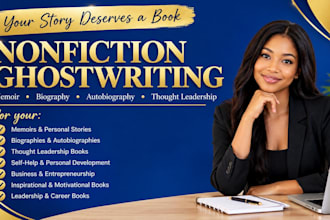 ghostwrite your memoir biography autobiography or thought leadership book