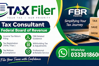 file annual report for fbr and tax return, tax filer