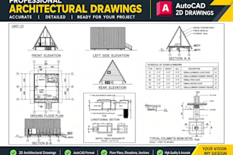 create professional architectural and construction drawings