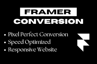 migrate your existing website to framer pixel perfect