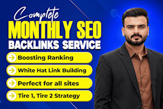 do monthly off page SEO with tiered dofollow backlinks