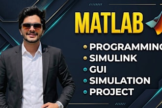 your matlab programming, simulink, control system and gui projects