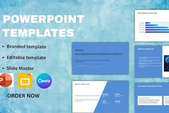 design editable powerpoint presentation template branded template slide