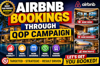 get airbnb booking through airbnb blog campaign, vrbo, airbnb website promotion