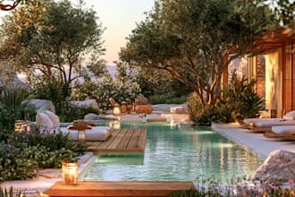 design and render your landscape design