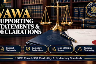draft a vawa supporting personal statement