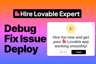 fix lovable app bugs, fix lovable errors, fix lovable issues