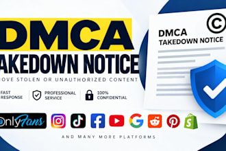 manage dmca takedown notice and online reputation