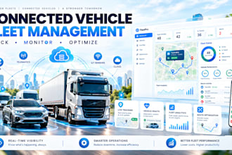 develop a connected vehicle platform, fleet management and automotive app