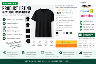 do amazon flipkart meesho product listing