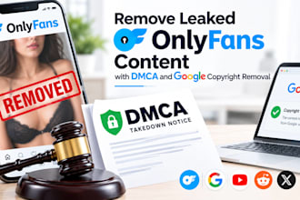 remove leaked onlyfans content with dmca and google copyright removal