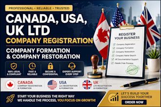 do canada usa uk ltd company registration company restoration company formation