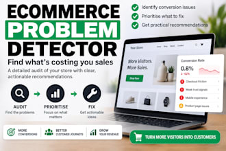 find the biggest conversion problems in your ecommerce store