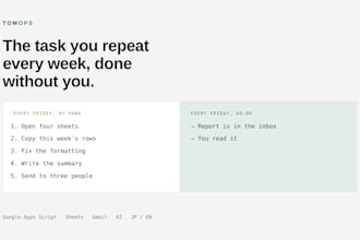 automate one repetitive task in google sheets and gmail