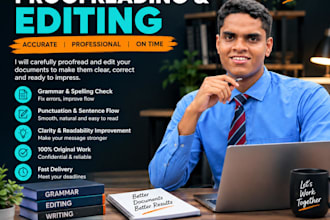 professionally proofread and edit your documents