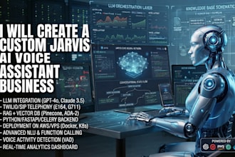 create a custom jarvis ai voice assistant for your business