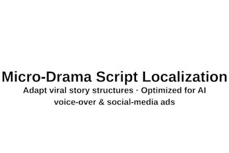 write shortform drama scripts, do chinese english translation and localization