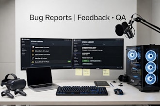 do game testing, playtesting, and qa feedback