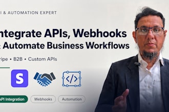 integrate apis webhooks and automate business workflows
