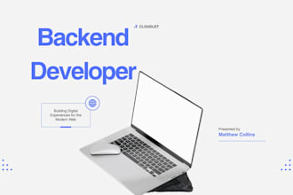 build completed backend database and apis for your web application