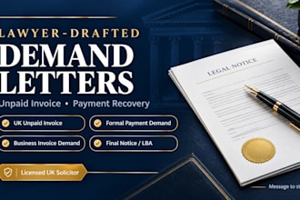 draft a final pre litigation payment demand for your unpaid invoice