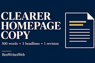 rewrite your small business homepage for clarity