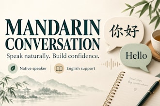 help you practice mandarin chinese through friendly conversation