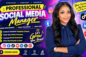 be your marketing manager for social media content and growth
