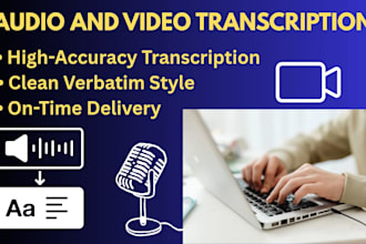 do professional audio transcription and video transciption
