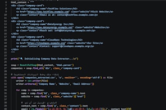 write a python script for web scraping and automation
