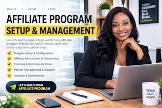 set up and manage your affiliate marketing program