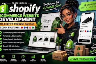shopify ecommerce website development fix shopify product variant color swatches