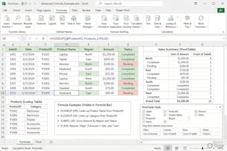 do excel and ms sql server tasks from beginner to advanced